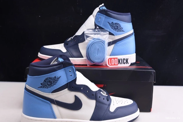 Rep TB 555088-140 Obsidian High OG Retro Air Jordan 1 0821